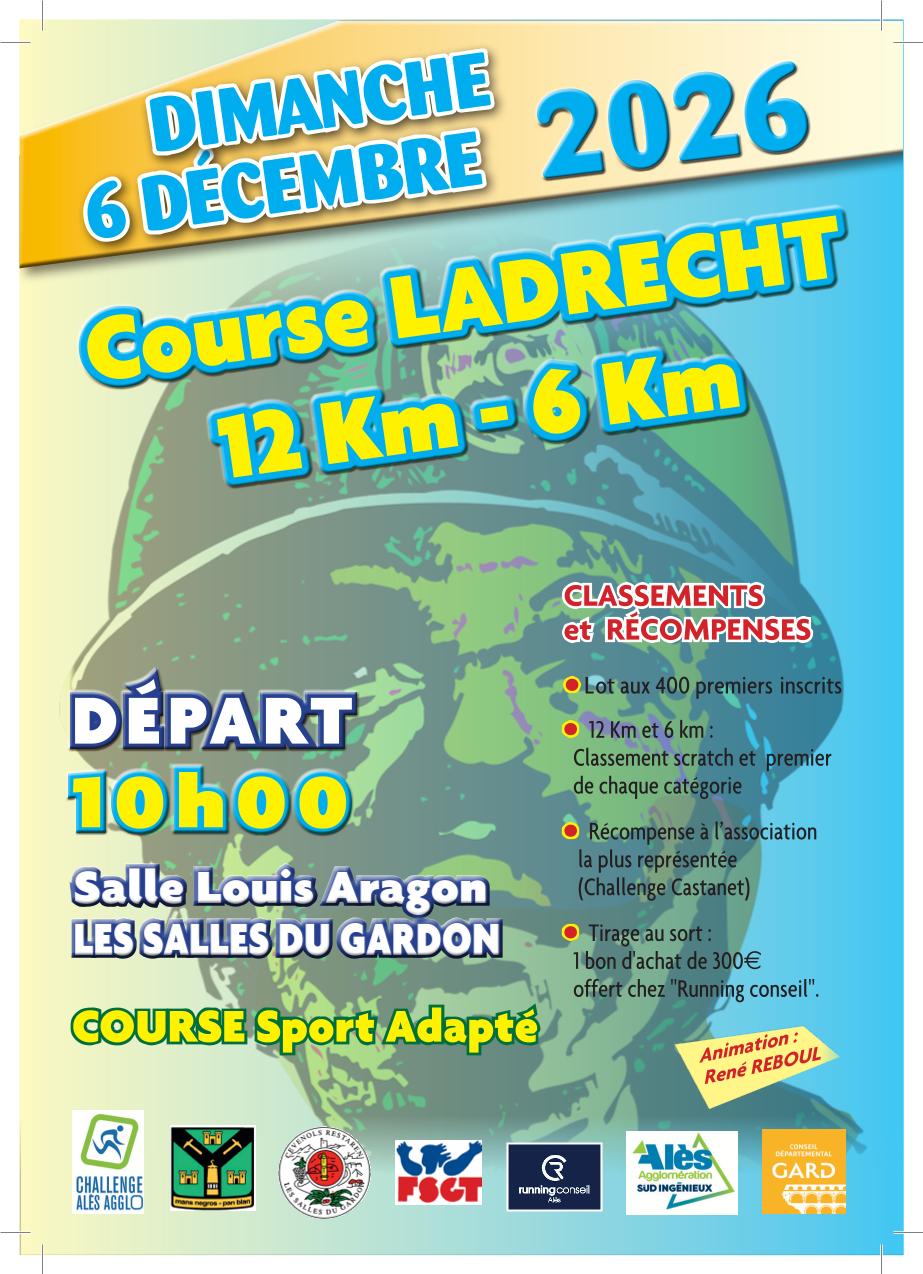 Affiche LES FOULÉES DE LADRECHT