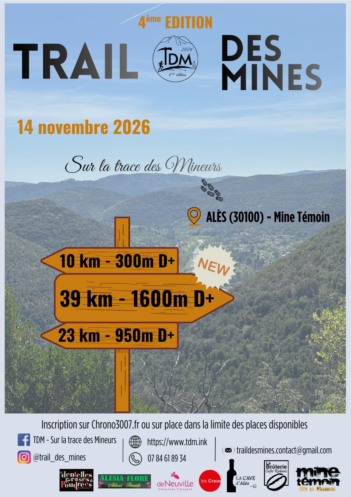 Affiche 4ème TRAIL DES MINES
