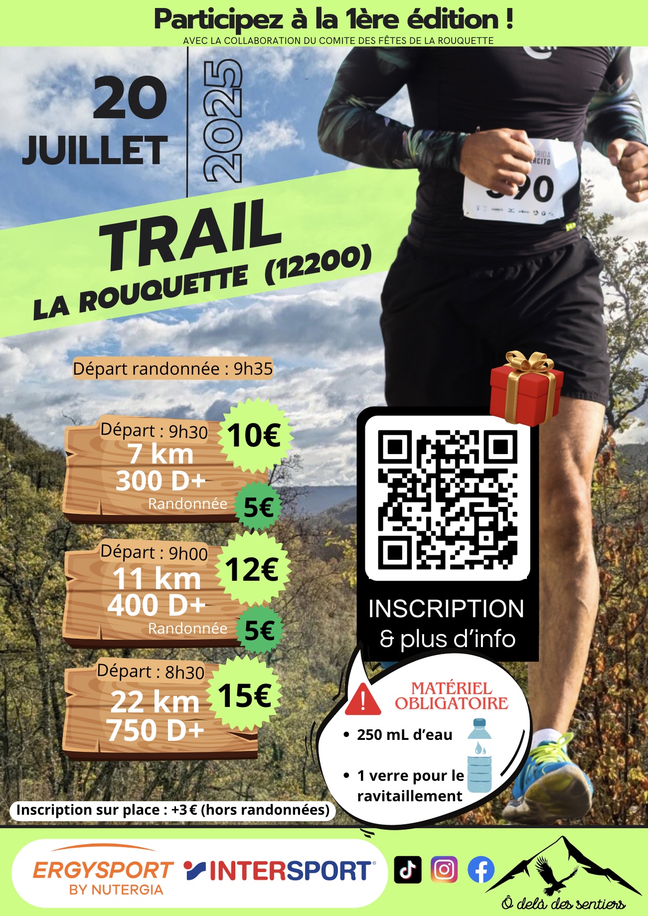 Affiche TRAIL LA ROUQUETTE