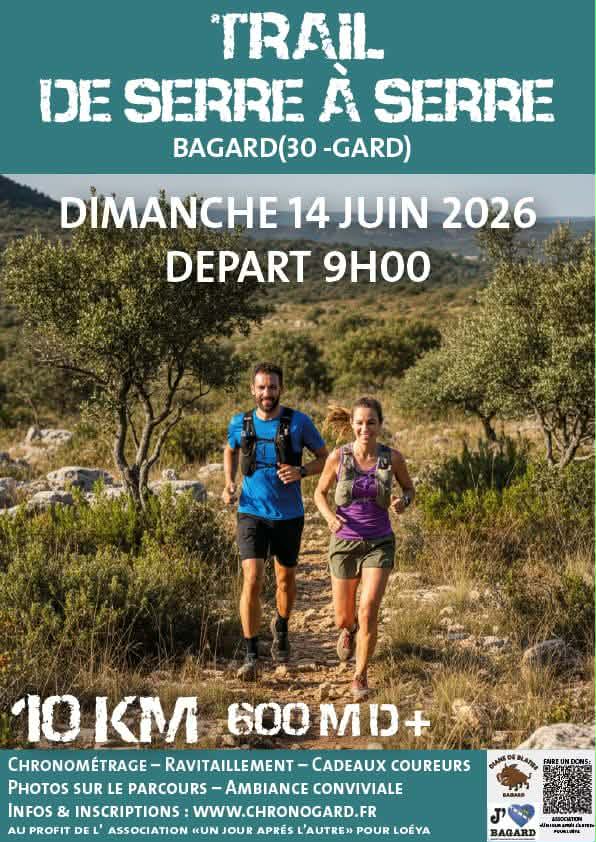 Affiche TRAIL DE SERRE À SERRE