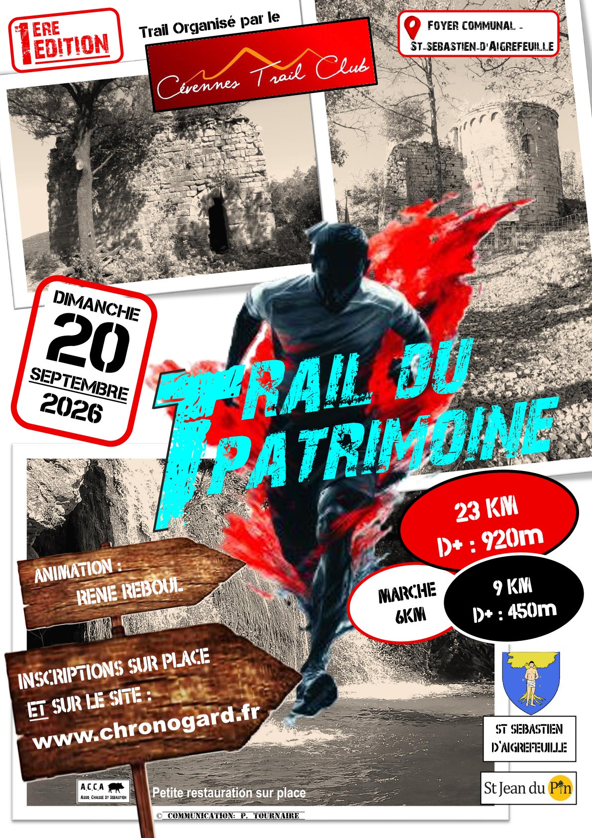 Affiche TRAIL DU PATRIMOINE