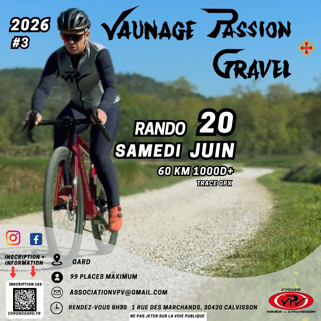 Affiche VAUNAGE PASSION GRAVEL #3